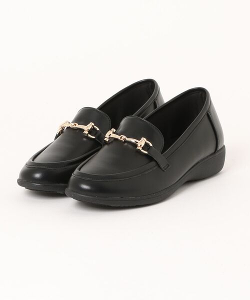 Piedi Nudi(ピエディヌーディ)の「Bc Succession / 超軽量ローファー - 素足の気持ち -(ローファー・レディース・ブラック/モカ/カーキ・24.5cm/23.5cm/24.0cm/23.0cm/22.5cm)」の1枚目の写真