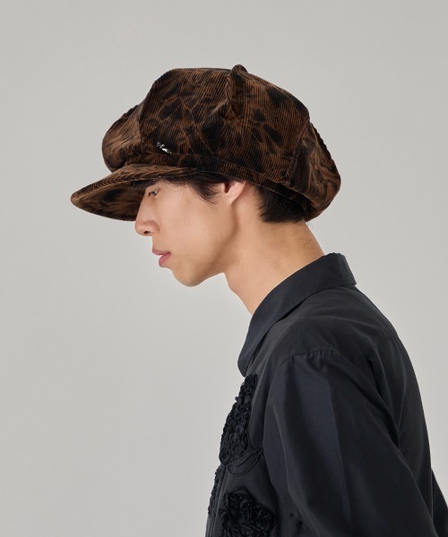 arth(アース)の「arth KAGOZOME Tuck Cas / アース(キャスケット・メンズ・オレンジ/ベージュ・60cm/58cm)」の6枚目の写真