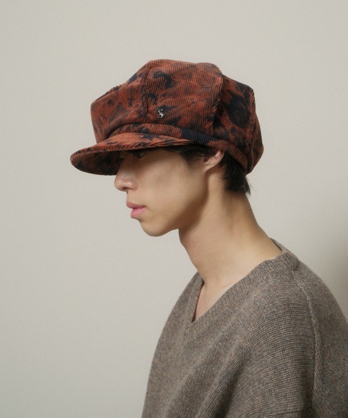 arth(アース)の「arth KAGOZOME Tuck Cas / アース(キャスケット・メンズ・オレンジ/ベージュ・60cm/58cm)」の18枚目の写真
