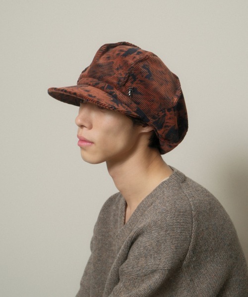 arth(アース)の「arth KAGOZOME Tuck Cas / アース(キャスケット・メンズ・オレンジ/ベージュ・60cm/58cm)」の19枚目の写真