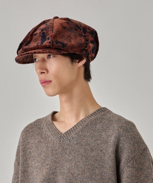 arth(アース)の「arth KAGOZOME Tuck Cas / アース(キャスケット・メンズ・オレンジ/ベージュ・60cm/58cm)」の20枚目の写真