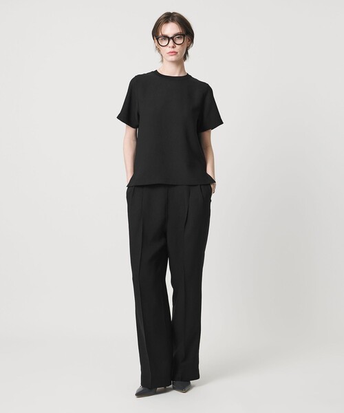 UNITED ARROWS & SONS by DAISUKE OBANA(ユナイテッドアローズアンドサンズバイダイスケオバナ)の「<D.O UNITED ARROWS BY DAISUKE OBANA for WOMEN>Ⅰ CR 2P WIDE PANTS/ワイドパンツ(その他パンツ・レディース・ブラック/ネイビー/ダークグレー・M/S)」の8枚目の写真