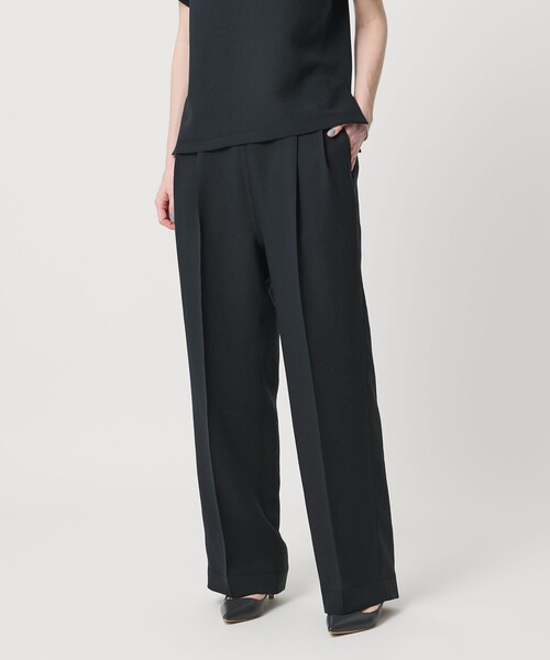 UNITED ARROWS & SONS by DAISUKE OBANA(ユナイテッドアローズアンドサンズバイダイスケオバナ)の「<D.O UNITED ARROWS BY DAISUKE OBANA for WOMEN>Ⅰ CR 2P WIDE PANTS/ワイドパンツ(その他パンツ・レディース・ブラック/ネイビー/ダークグレー・M/S)」の9枚目の写真
