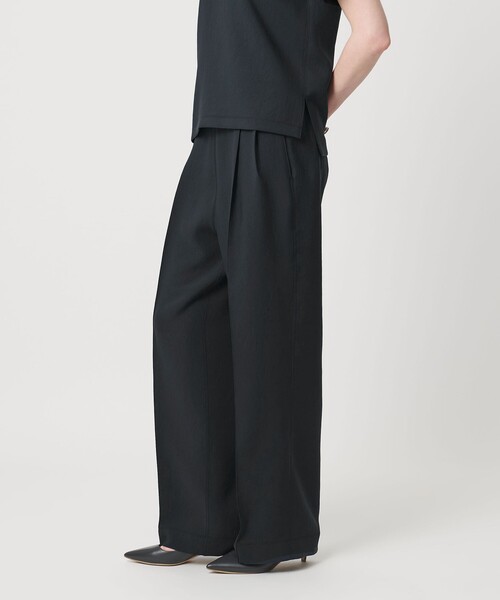 UNITED ARROWS & SONS by DAISUKE OBANA(ユナイテッドアローズアンドサンズバイダイスケオバナ)の「<D.O UNITED ARROWS BY DAISUKE OBANA for WOMEN>Ⅰ CR 2P WIDE PANTS/ワイドパンツ(その他パンツ・レディース・ブラック/ネイビー/ダークグレー・M/S)」の10枚目の写真