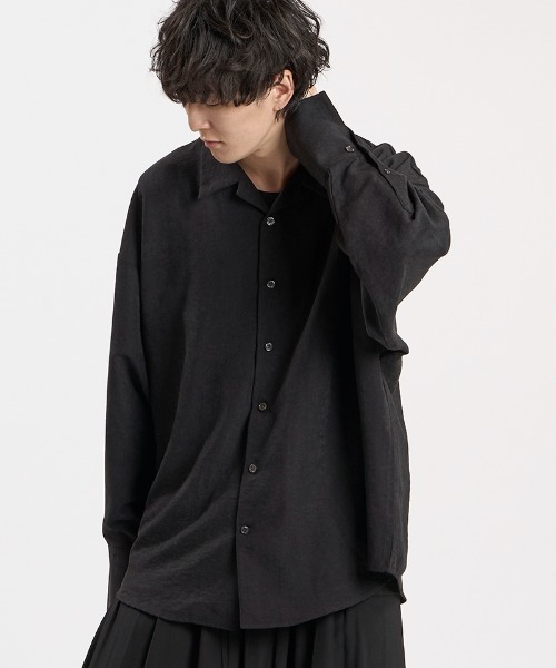 NO ID.（ノーアイディ）の「ms6612-ｴﾝﾌﾞﾛｲﾀﾞﾘｰｽｰﾍﾞﾆｱSH シャツ(459006-555S)（シャツ/ブラウス・メンズ・ブラック/グレー/アイボリー・ONE SIZE）」の21枚目の写真