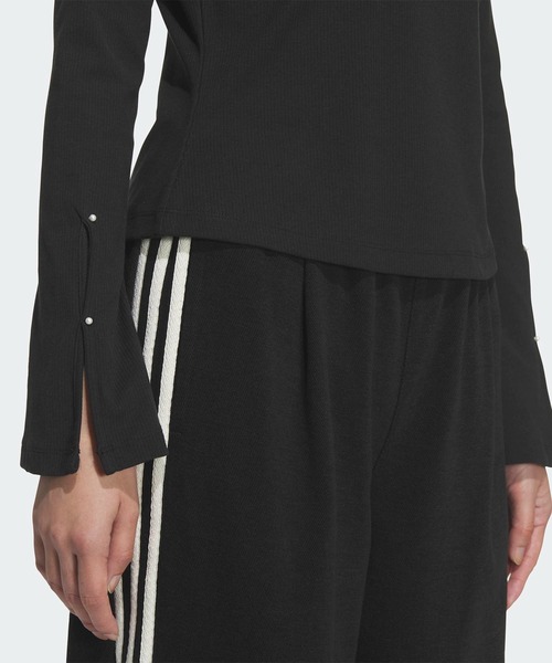 adidas(アディダス)の「P 長袖Tシャツ / ロンT / アディダスオリジナルス adidas Originals(Tシャツ/カットソー・レディース・ブラック・XX-LARGE/LARGE/MEDIUM/SMALL/X-LARGE/X-SMALL)」の5枚目の写真