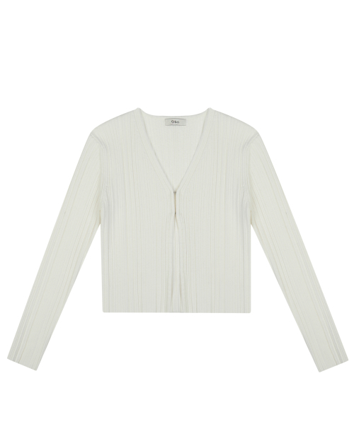 VLETI（ブレッティ）の「Ribbed Knit Bolero (ivory)（ニット/セーター・レディース・アイボリー・FREE）」の2枚目の写真