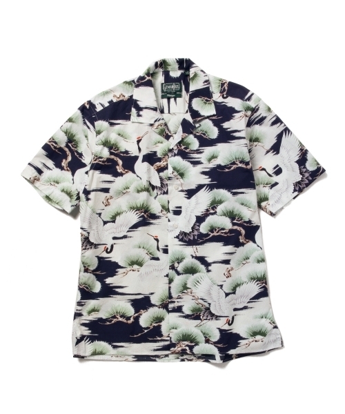GITMAN VINTAGE(ギットマン ヴィンテージ)の「GITMAN VINTAGE / open collar crane(シャツ/ブラウス・メンズ・その他1・SMALL/MEDIUM/LARGE)」の2枚目の写真
