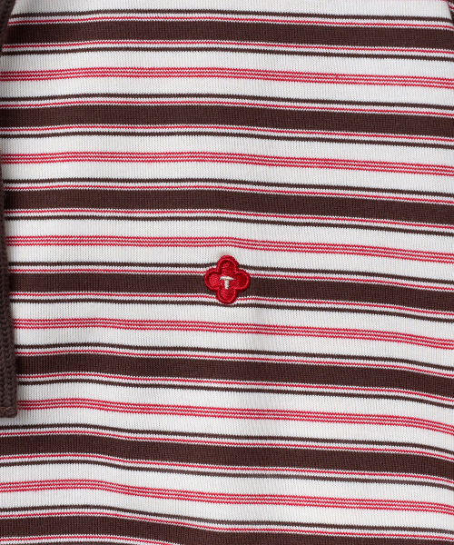 TTUDEMENT(トュードメント)の「STRIPED CLOVER HOODED ZIP-UP_BROWN STRIPE(パーカー・レディース・その他・FREE)」の6枚目の写真