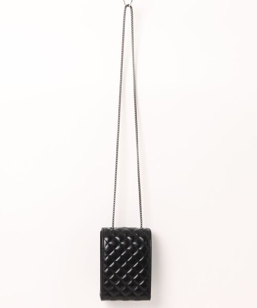Burner(バーナー)の「【Leathen Leather(レーセンレザー)】キルティング チェーンミニショルダーバッグ lea-shbag-15-26(ショルダーバッグ・メンズ・ブラック・FREE)」の2枚目の写真