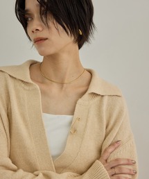 COTTON/YAC ラメスキッパープルオーバー
