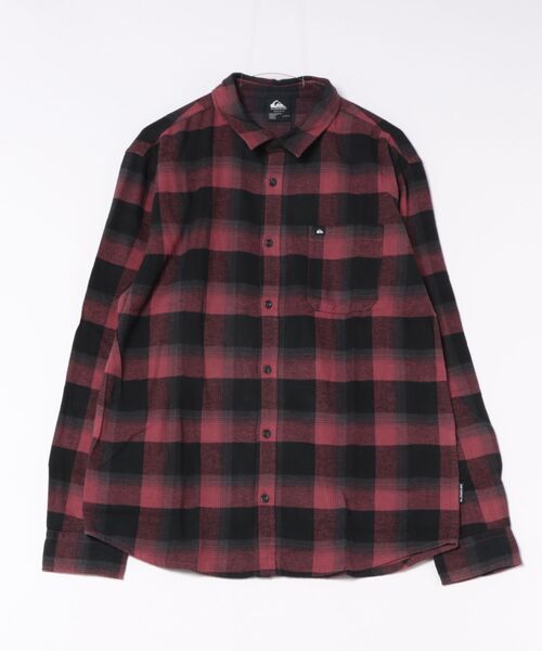 Quiksilver（クイックシルバー）の「QUIKSILVER メンズ MOTHERFLY PLAID LS 長袖シャツ 【2026年秋冬モデル】（シャツ/ブラウス・メンズ・エンジ/カーキ/ライトブラウン/ライトカーキ/ブラック系その他2・MEDIUM/LARGE/X-LARGE）」の5枚目の写真