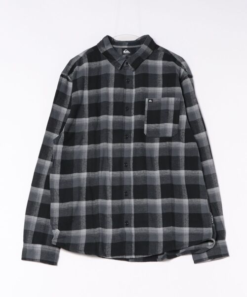 Quiksilver（クイックシルバー）の「QUIKSILVER メンズ MOTHERFLY PLAID LS 長袖シャツ 【2026年秋冬モデル】（シャツ/ブラウス・メンズ・エンジ/カーキ/ライトブラウン/ライトカーキ/ブラック系その他2・MEDIUM/LARGE/X-LARGE）」の2枚目の写真