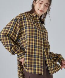 SHOO・LA・RUE | 【洗濯後しわになりにくい/S-LL】選べる6パターン 羽織としても活躍する ベーシックシャツ(シャツ/ブラウス)