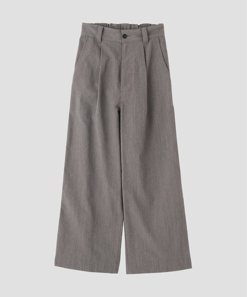 MHL.(エムエイチエル)の「WOOL COTTON TWILL(その他パンツ・レディース・ネイビー/グレー・3/2/1/0)」の7枚目の写真