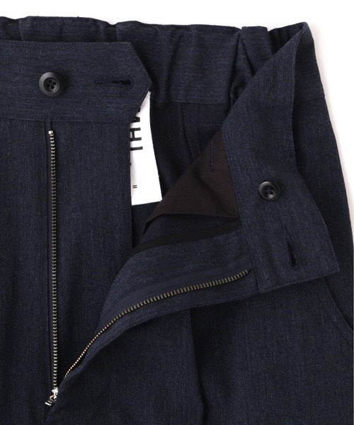 MHL.(エムエイチエル)の「WOOL COTTON TWILL(その他パンツ・レディース・ネイビー/グレー・3/2/1/0)」の5枚目の写真