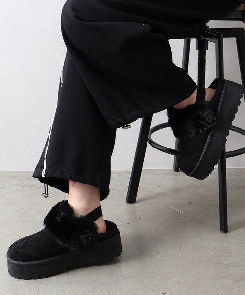 SpRay(スプレイ)の「ムートンサンダル(サンダル・レディース・ブラック/モカ/ライトベージュ・SMALL/MEDIUM/LARGE/X-LARGE)」の5枚目の写真