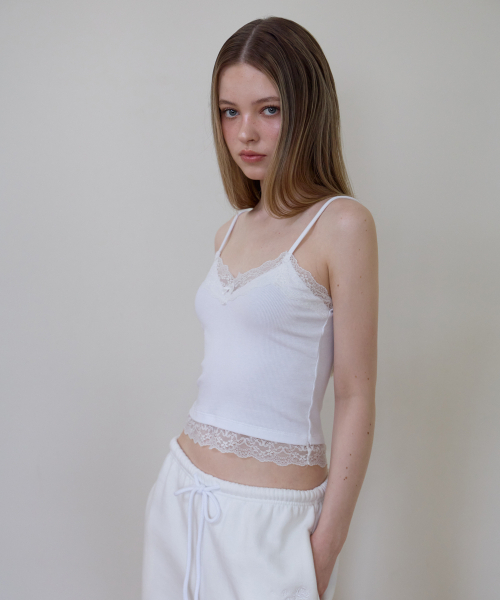 ROSEFRANTZ（ロゼフランツ）の「Lace Trim Sleeveless [Ivory]（Tシャツ/カットソー・レディース・アイボリー・SMALL/MEDIUM）」の5枚目の写真