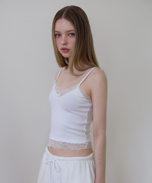 ROSEFRANTZ（ロゼフランツ）の「Lace Trim Sleeveless [Ivory]（Tシャツ/カットソー・レディース・アイボリー・SMALL/MEDIUM）」の6枚目の写真