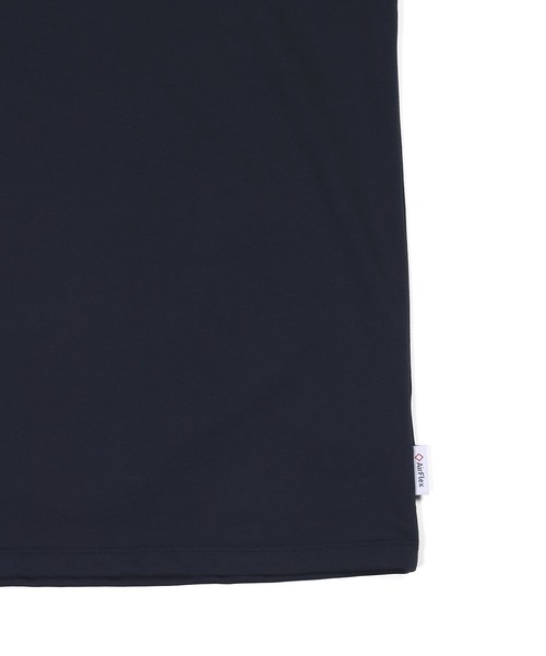 The DUFFER of ST.GEORGE(ザダファーオブセントジョージ)の「「AIR FLEX」3/4 SLEEVE HENLEY NECK TEE:機能素材 「エアフレックス」7分袖 ヘンリーネック Tシャツ / ストレッチ / 軽量 / ナイロンプレーティング(Tシャツ/カットソー・メンズ・ホワイト/ネイビー/ブルーグレー・LARGE/X-LARGE/SMALL/MEDIUM)」の16枚目の写真