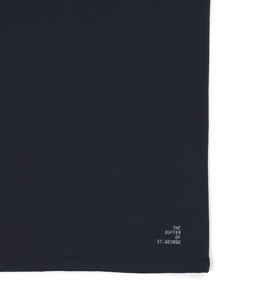 The DUFFER of ST.GEORGE(ザダファーオブセントジョージ)の「「AIR FLEX」3/4 SLEEVE HENLEY NECK TEE:機能素材 「エアフレックス」7分袖 ヘンリーネック Tシャツ / ストレッチ / 軽量 / ナイロンプレーティング(Tシャツ/カットソー・メンズ・ホワイト/ネイビー/ブルーグレー・LARGE/X-LARGE/SMALL/MEDIUM)」の19枚目の写真