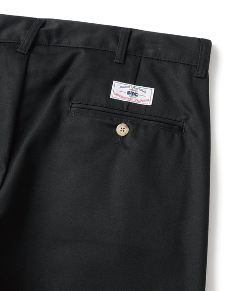 FTC（エフティーシー）の「CHINO SLACKS PANT（スラックス・メンズ・カーキ/ブラック/チャコールグレー・LARGE/MEDIUM/SMALL/X-LARGE）」の5枚目の写真