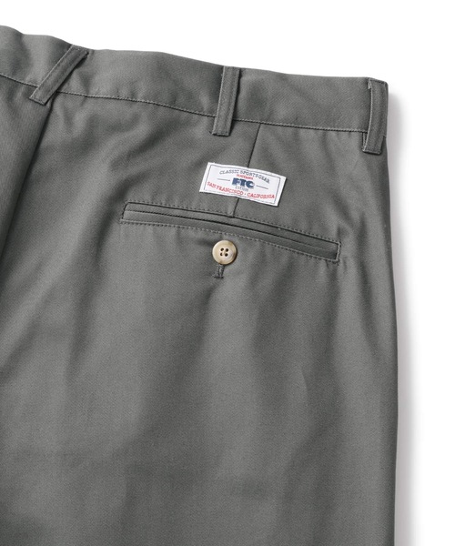FTC（エフティーシー）の「CHINO SLACKS PANT（スラックス・メンズ・カーキ/ブラック/チャコールグレー・LARGE/MEDIUM/SMALL/X-LARGE）」の8枚目の写真
