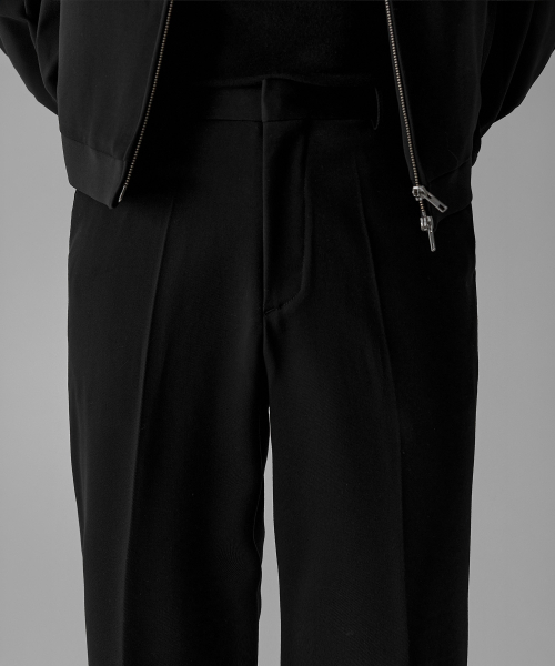 BOWLOW PRODUCT（バウロープロダクト）の「TRブレンドセミフレアスラックス[ブラック]（スラックス・メンズ・その他・MEDIUM/LARGE/X-LARGE）」の4枚目の写真