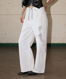 NO EXTRA TOUCH（ノー・エクストラ・タッチ）の「Dirty Detail White Denim / 25SPPT005WH（デニムパンツ）」