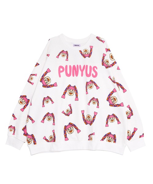 PUNYUS(プニュズ)の「【NEW SIZE】NAOMIチャン総柄スウェット(スウェット・レディース・ホワイト・3/4/2/1/5)」の7枚目の写真