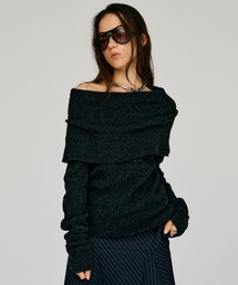 PRANK PROJECT | 【2026Winter Pre-Order】ドレープカラーニット / Drape Collar Knit(ニット/セーター)
