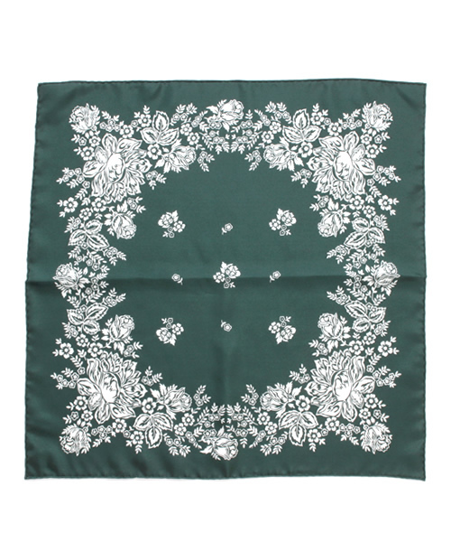 Spick & Span（スピックアンドスパン）の「【Padma】 フラワーミニスカーフ（マフラー・レディース・グリーン/オレンジ系その他・FREE）」の2枚目の写真