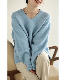 CAWAII（カワイイ）の「ふわもちVネックニット（ニット/セーター）」