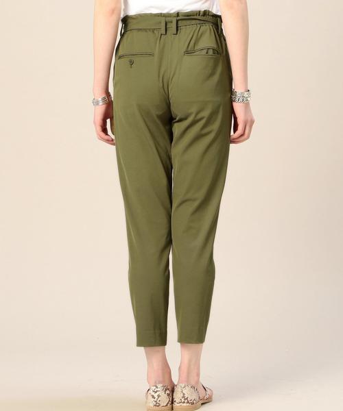 BEAUTY&YOUTH UNITED ARROWS(ビューティーアンドユースユナイテッドアローズ)の「BY キュプラコットンタックリボンテーパードパンツ ◆(その他パンツ・レディース・ブラック/ベージュ/オリーブ・SMALL/MEDIUM)」の16枚目の写真