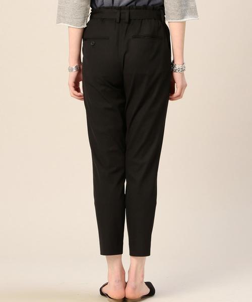 BEAUTY&YOUTH UNITED ARROWS(ビューティーアンドユースユナイテッドアローズ)の「BY キュプラコットンタックリボンテーパードパンツ ◆(その他パンツ・レディース・ブラック/ベージュ/オリーブ・SMALL/MEDIUM)」の6枚目の写真