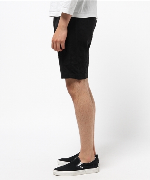 NANO universe（ナノユニバース）の「リネンMIX ショーツ（その他パンツ・メンズ・ブラック/ブルー/ネイビー・MEDIUM/SMALL/LARGE）」の4枚目の写真