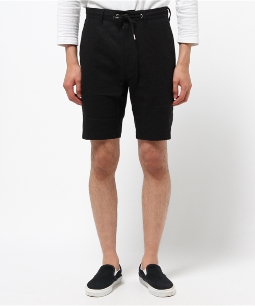 NANO universe（ナノユニバース）の「リネンMIX ショーツ（その他パンツ・メンズ・ブラック/ブルー/ネイビー・MEDIUM/SMALL/LARGE）」の6枚目の写真