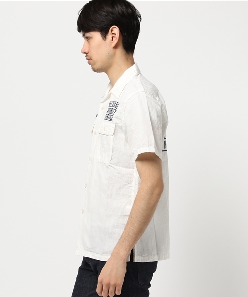 HYSTERIC GLAMOUR（ヒステリックグラマー）の「LAS VEGAS刺繍 半袖オープンカラーSH（シャツ/ブラウス・メンズ・ホワイト/インディゴブルー/ブラック・LARGE/MEDIUM/SMALL）」の19枚目の写真