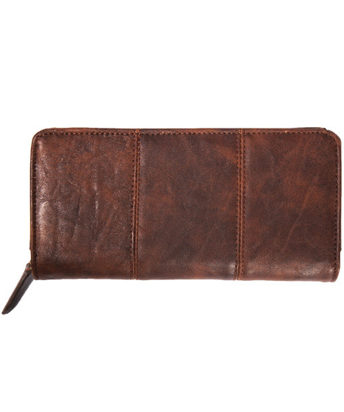Anello アネロ の ラウンドファスナー 長財布 Puレザー 財布 Wear