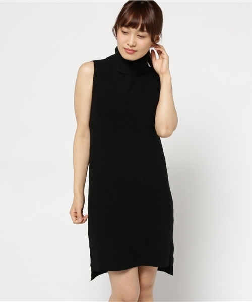 LILIDIA（リリディア）の「ボリュームNC IラインニットOP（ワンピース・レディース・トップグレー/ブラウン/ブラック・0/1）」の3枚目の写真