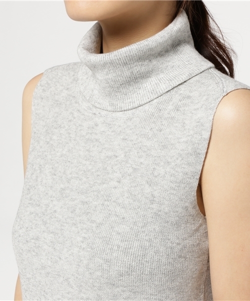 LILIDIA（リリディア）の「ボリュームNC IラインニットOP（ワンピース・レディース・トップグレー/ブラウン/ブラック・0/1）」の8枚目の写真