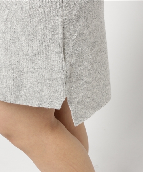 LILIDIA（リリディア）の「ボリュームNC IラインニットOP（ワンピース・レディース・トップグレー/ブラウン/ブラック・0/1）」の9枚目の写真