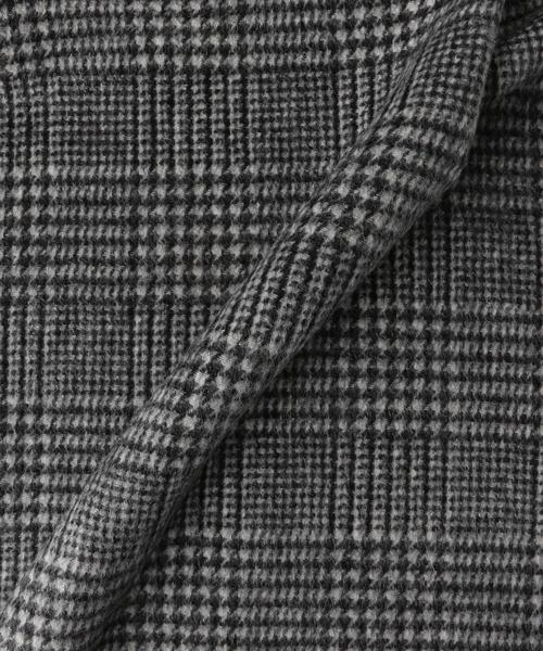 UNITED ARROWS(ユナイテッドアローズ)の「UA カシミヤ グレンチェック マフラー(マフラー・メンズ・ブラック・FREE)」の6枚目の写真