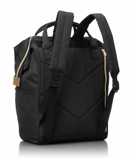 PLAIN CLOTHING(プレーンクロージング)の「anello アネロ スクエア 口金 バックパック レギュラーサイズ(バックパック/リュック・レディース・ブラック/ネイビー・FREE)」の3枚目の写真