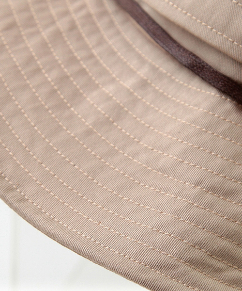 14+（イチヨンプラス）の「14+定番つば広テンガロンサファリハット（ハット・メンズ・ブラック/カーキ/ベージュ/ネイビー・FREE）」の13枚目の写真