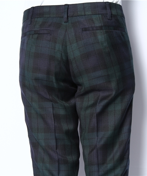 Jewel Changes(ジュエルチェンジズ)の「JCT R/PE チェック 2タックパンツ(その他パンツ・レディース・ネイビー/パープル・36/38)」の6枚目の写真