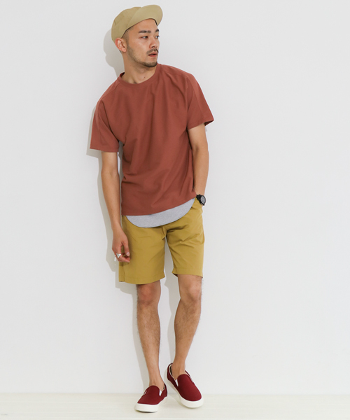 URBAN RESEARCH DOORS MENS（アーバンリサーチ ドアーズ メンズ）の「DOORS Twill Dolman Tee（Tシャツ/カットソー・メンズ・レッド/グリーン/オフホワイト/ネイビー・38/40）」の18枚目の写真