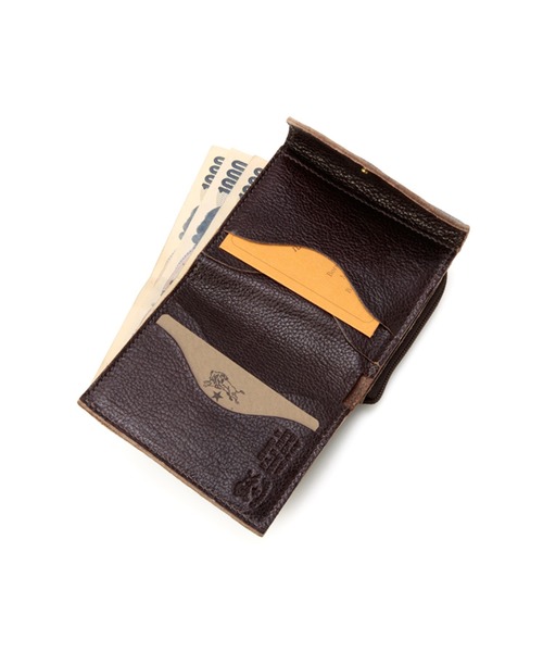 IL BISONTE(イルビゾンテ)の「IL BISONTE / ORIGINAL LEATHER / ウォレット(財布・レディース・ナチュラル/ライトブラウン/オレンジ/レッド/ブラック/グリーン/グレー/ダークブラウン/レンガ/ネイビー/オリーブ/ホワイト・FREE)」の14枚目の写真