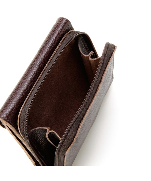 IL BISONTE(イルビゾンテ)の「IL BISONTE / ORIGINAL LEATHER / ウォレット(財布・レディース・ナチュラル/ライトブラウン/オレンジ/レッド/ブラック/グリーン/グレー/ダークブラウン/レンガ/ネイビー/オリーブ/ホワイト・FREE)」の13枚目の写真