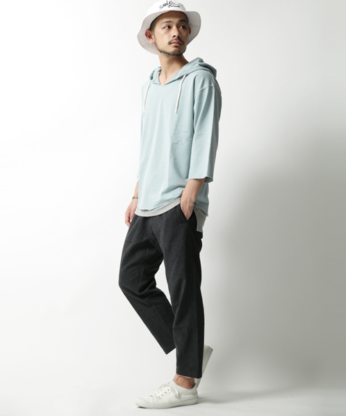 Rocky Monroe(ロッキーモンロー)の「テレコロングタンクトップ(タンクトップ・メンズ・オフホワイト/グレー/ブラック・XL/M/L)」の16枚目の写真